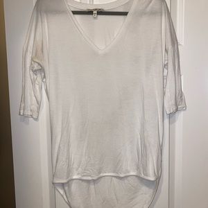 Express high low v neck tee